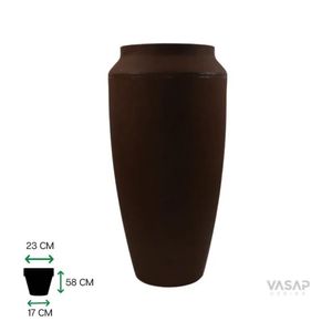 Vaso Thai Argila 57x29cm Vasap