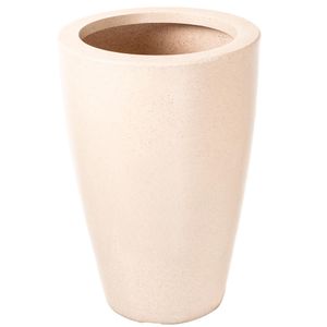 Vaso Cone Liso  Areia 55x38cm Vasap