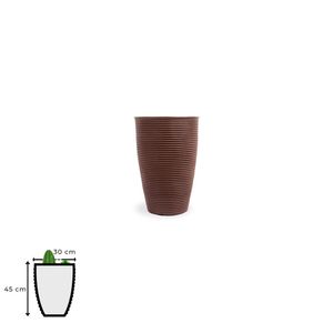 Vaso Cone Riscato Argila 45x30cm Vasap