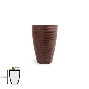 Vaso Cone Riscato Argila 55x38cm Vasap