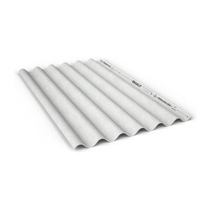 Telha de fibrocimento ondulada 1,83m x 1,10m 5mm - Brasilit