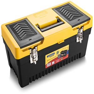 Caixa Plástica para Ferramentas 20" com Bandeja Removível e Trava Metálica Tramontina MASTER