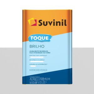 Tinta Acrílica Semibrilho Premium Toque Brilho Branco Neve 18L - Suvinil