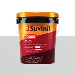 Tinta Acrílica Fosco Premium Toque Fosco Branco Neve 3,6L - Suvinil