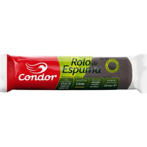 Rolo de Espuma 23cm sem Cabo Ideal para Superficies Lisas 100% Poliester Ref. 965 Condor