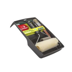 Kit Pintura 5 Peças com Rolo de Lã Mista 23cm Ref. 814 Condor