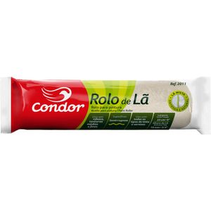 Rolo de Lã Mista 23cm sem Suporte Ideal para Superficies Semirrugosas Ref. 2011 Condor
