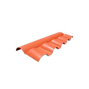 Cumeeira em PVC Colonial Central Articulada Cerâmica 35X86CM 2MM - Eplast