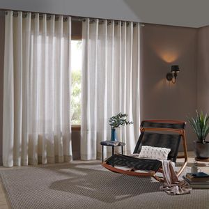 Cortina Duplex Monaco 420x250 Branco Bella Janela
