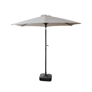 Ombrelone Central 2.7m Bege com Alavanca Hasiera
