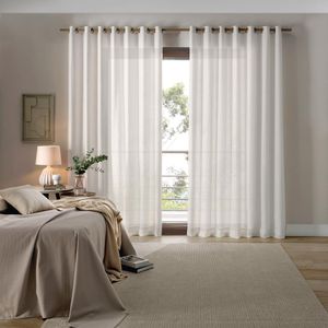 Cortina Duplex Monaco 420x250 Linho Bella Janela