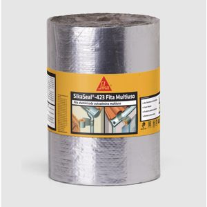 Fita Multiuso Aluminizada Autoadesiva Sikaseal-423 20Cmx10M Sika