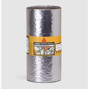 Fita Multiuso Aluminizada Autoadesiva Sikaseal-423 30Cmx10M Sika