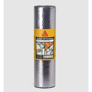 Fita Multiuso Aluminizada Autoadesiva Sikaseal-423 50Cmx10M Sika