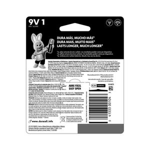 Bateria Alcalina Duracell 9V