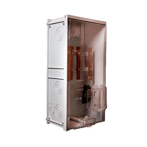 Kit Caixa Medicao Inplast Agrupada Com Barramento Cb100  AL|PB Cinza