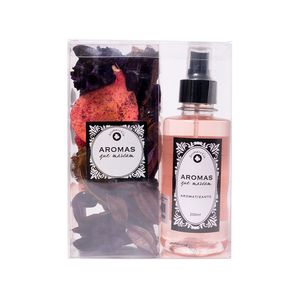 Kit Pout Pourri Aroma E Cia (Poutpourri 80G E Aromatizante 200Ml) - Palmarosa