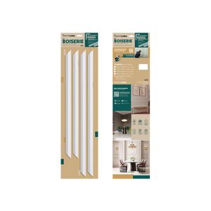 Boiserie com 1 Peça 448 Branco 70x60CM - 22916 - Santa Luzia
