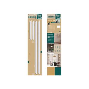 Boiserie com 1 Peça 448 Branco 80x30CM - 22915 - Santa Luzia