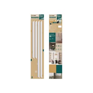 Boiserie com 1 Peça 448 Branco 90x60CM - 22918 - Santa Luzia
