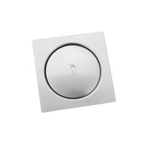 Grelha Inox Pop Up Quadrada com Caixilho 150MM Cromado Esteves