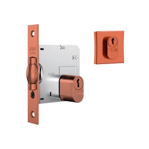 Fechadura Pivotante Stam Rose Roseta Quadrada 1005