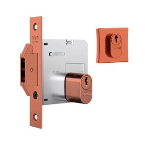 Fechadura P/Porta Correr Stam Rose Roseta Quadrada 1006