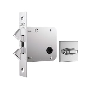 Fechadura Stam Cromado Wc Roseta Quadrada 1006S