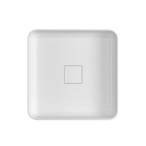Cuba Slim Quadrada 40x40cm Apoio Branco Deca