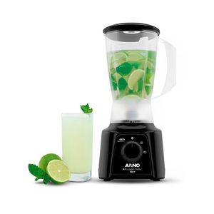 Liquidificador Power Mix com 3 Lâminas e 2 Velocidades Jarra de 2 Litros 550W Preto 220V - LQ10 - Arno
