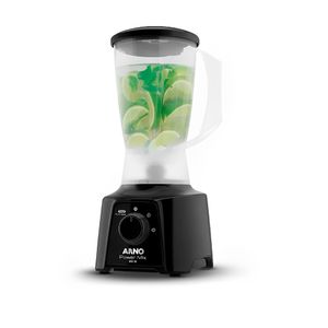 Liquidificador Power Mix com 3 Lâminas e 2 Velocidades Jarra de 2 Litros 550W Preto 220V - LQ10 - Arno