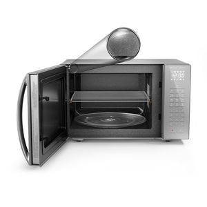 Micro-ondas Panasonic 34 litros NN-ST67LSRUK Inox com Porta Espelhada 900W 220V