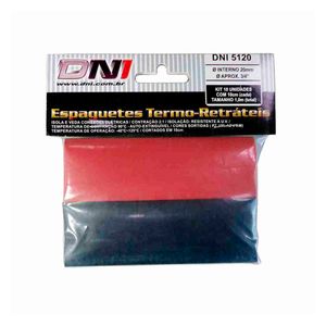 Espaguete DNI Tubo Termo RetrÃ¡til 20mm