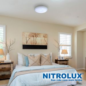 Luminária Nitrolux Sob Sp-003 24W Biv 6500K Branca