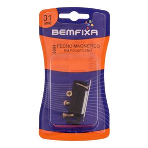Fecho Bemfixa Magnetico Em Polietileno Preto