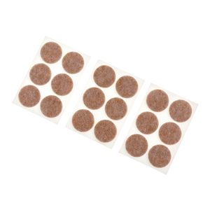 Feltro Adesivo Bemfixa Redondo Marrom 20 Mm