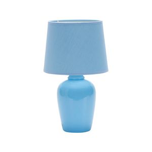 Luminária Abajur Pottery Azul E27 37CM - Taschibra