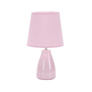 Luminária Abajur Pottery Rosa E27 37CM - Taschibra