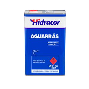Aguarrás Hidracor  Para Limpeza E Diluição 5L
