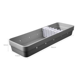Organizador De Facas Logic Cinza - Ol800Chf - Martiplast