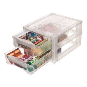 GAVETEIRO ORDENE PLASTICO P COM DUAS GAVETAS