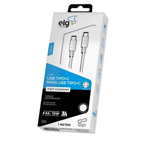 Cabo Usb Elg 1M Reversivel Tipo-C Tc2Tc Br