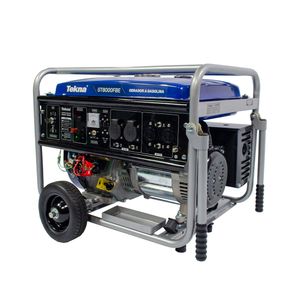 Gerador a Gasolina Tekna Gt8000F 7200W Max. Bivolt 115/230V Motor 4T Ohv 15,0Cv Part. Eletrica C/ Carreg. Bateria