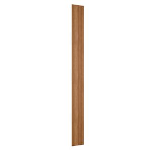 Acabamento Lateral para Painel Ripado em MDF com 2 Peças Amêndoa 15MM 2,65MT - Linea