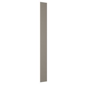 Acabamento Lateral para Painel Ripado em MDF com 2 Peças Titânio 15MM 2,65MT - Linea