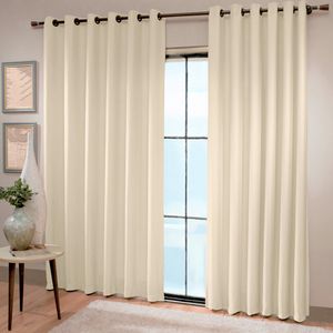 Cortina Rústica Veneza Cru 4,00x2,60M - 6001 - Becadecor