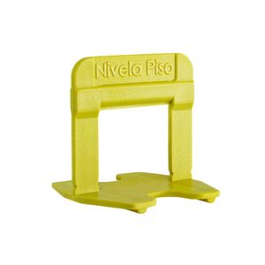 Espaçador Moldimplas Nivela Piso Flex Eco 1,5mm Amarelo C/50 Peças