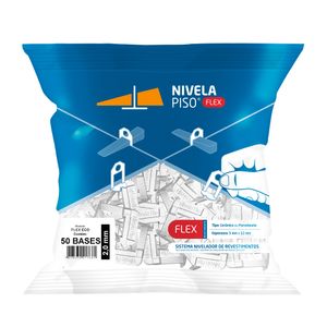 Espaçador Moldimplas Nivela Piso Flex Eco 2mm Branco C/50 Peças