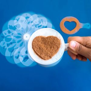 Conjunto De Stencils Moldes para Decoração de Cafés 16 Pcs - Oikos