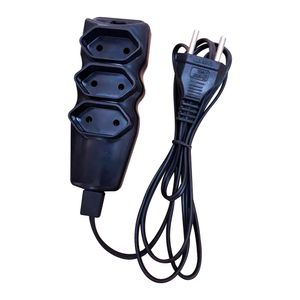 Extensão Megatron Paralelo 03 Tomadas 1,5M 220V Preto